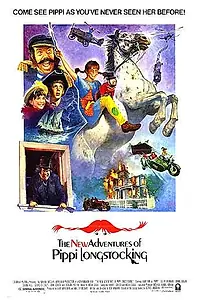 Постер к фильму «Новые приключения Пеппи Длинныйчулок (1988)»