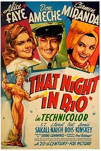 Главный постер фильма «Та ночь в Рио (1941)»