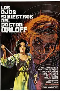 Постер к фильму «Зловещие глаза доктора Орлоффа (1973)»