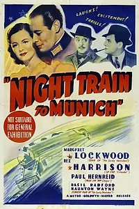 Главный постер фильма «Ночной поезд в Мюнхен (1940)»