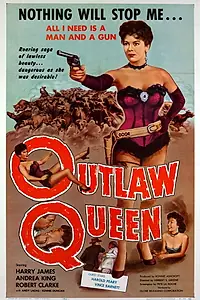 Главный постер фильма «Outlaw Queen (1957)»