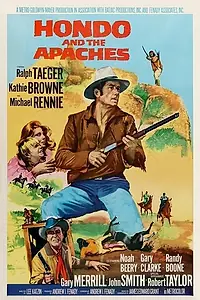Главный постер фильма «Хондо и апачи (1967)»