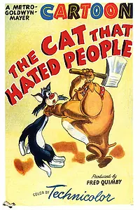 Главный постер мультфильма «Кот, который ненавидел людей (1948)»