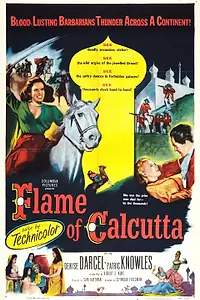 Главный постер фильма «Flame of Calcutta (1953)»