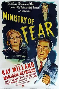 Главный постер фильма «Министерство страха (1943)»