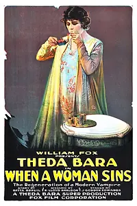Постер к фильму «Когда женщина грешит (1918)»