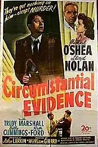 Постер к фильму «Circumstantial Evidence (1945)»