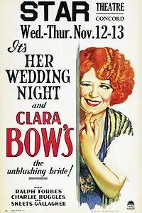 Главный постер фильма «Её свадебная ночь (1930)»