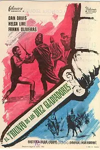 Главный постер фильма «Триумф десяти гладиаторов (1964)»