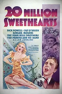 Главный постер фильма «Двадцать миллионов возлюбленных (1934)»