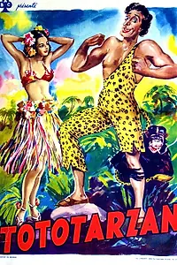 Главный постер фильма «Тото Тарзан (1950)»