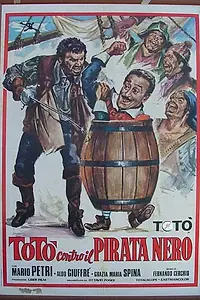 Постер к фильму «Тото против Черного пирата (1964)»