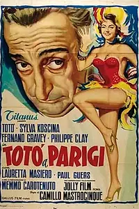 Главный постер фильма «Тото в Париже (1958)»
