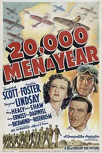 Главный постер фильма «20 000 мужчин в год (1939)»