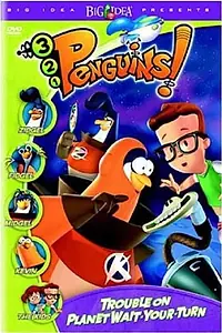Главный постер мультфильма «3-2-1 Penguins! Trouble on Planet Wait-Your-Turn (2000)»