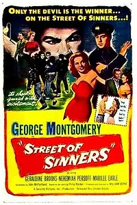 Постер к фильму «Улица грешников (1957)»