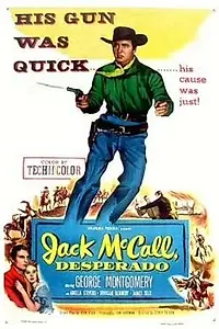 Главный постер фильма «Отчаянный Джек МакКолл (1953)»