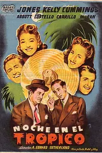 Постер к фильму «Одна ночь в тропиках (1940)»