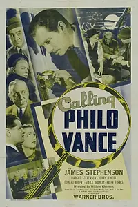 Главный постер фильма «Вызвать Фило Ванса (1940)»