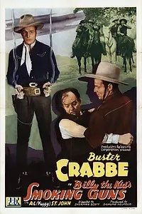 Главный постер фильма «Дымящиеся пистолеты Малыша Билли (1942)»