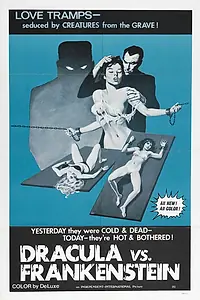 Главный постер фильма «Дракула против Франкенштейна (1971)»