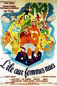 Главный постер фильма «L'île aux femmes nues (1952)»