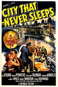 Главный постер фильма «Город, который никогда не спит (1953)»