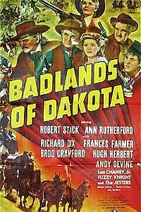 Главный постер фильма «Badlands of Dakota (1941)»