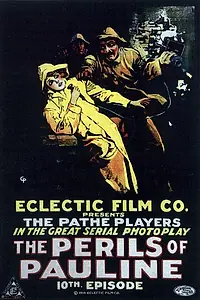 Постер к сериалу «Опасные похождения Полины (1914)»