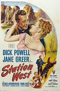 Главный постер фильма «Станция Вест (1948)»