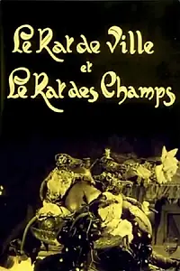 Постер к мультфильму «Крыса сельская и крыса городская (1927)»