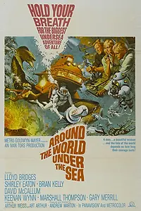 Главный постер фильма «Вокруг света под водой (1966)»