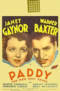 Постер к фильму «Paddy the Next Best Thing (1933)»