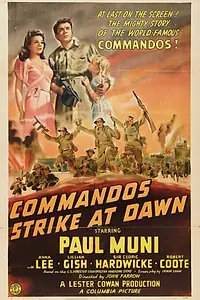 Постер к фильму «Коммандос атакуют на рассвете (1942)»