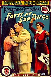 Постер к фильму «Фатти в Сан-Диего (1913)»