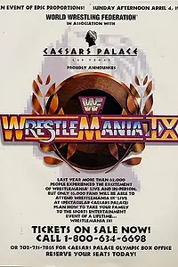 Главный постер фильма «WWF РестлМания 9 (1993)»