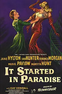 Постер к фильму «It Started in Paradise (1952)»