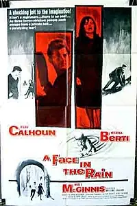 Главный постер фильма «Face in the Rain (1963)»