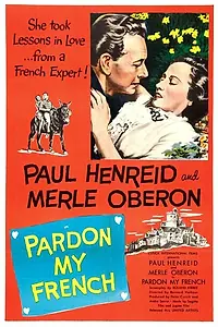 Главный постер фильма «Простите мой французский (1951)»