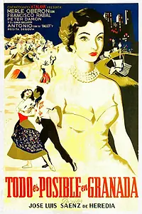 Главный постер фильма «¡¡Todo es posible en Granada!! (1954)»