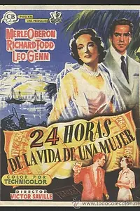 Постер к фильму «24 часа из жизни женщины (1952)»