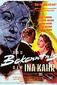 Постер к фильму «Признание Ины Кар (1954)»