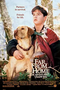 Главный постер фильма «Далеко от дома: Приключения желтого пса (1994)»