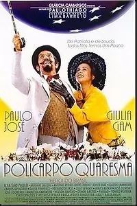Главный постер фильма «Поликарпо Куарежма, герой Бразилии (1997)»