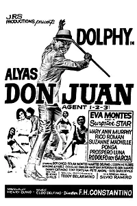 Главный постер фильма «Alyas Don Juan: Agent 1-2-3 (1966)»