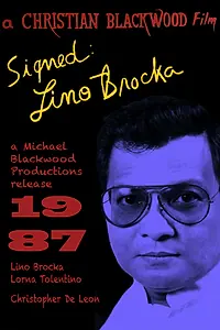 Главный постер фильма «Подпись: Лино Брока (1987)»