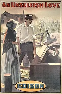 Главный постер фильма «An Unselfish Love (1910)»