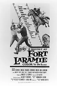Главный постер фильма «Бунт в форте Ларами (1957)»