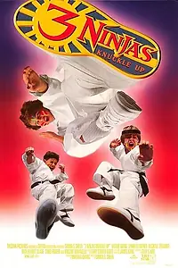 Постер к фильму «Три ниндзя: Костяшки вверх (1995)»