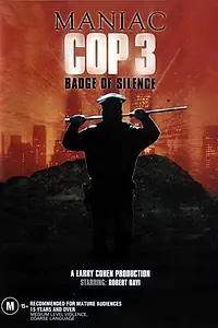 Постер к фильму «Маньяк-полицейский 3: Знак молчания (1992)»